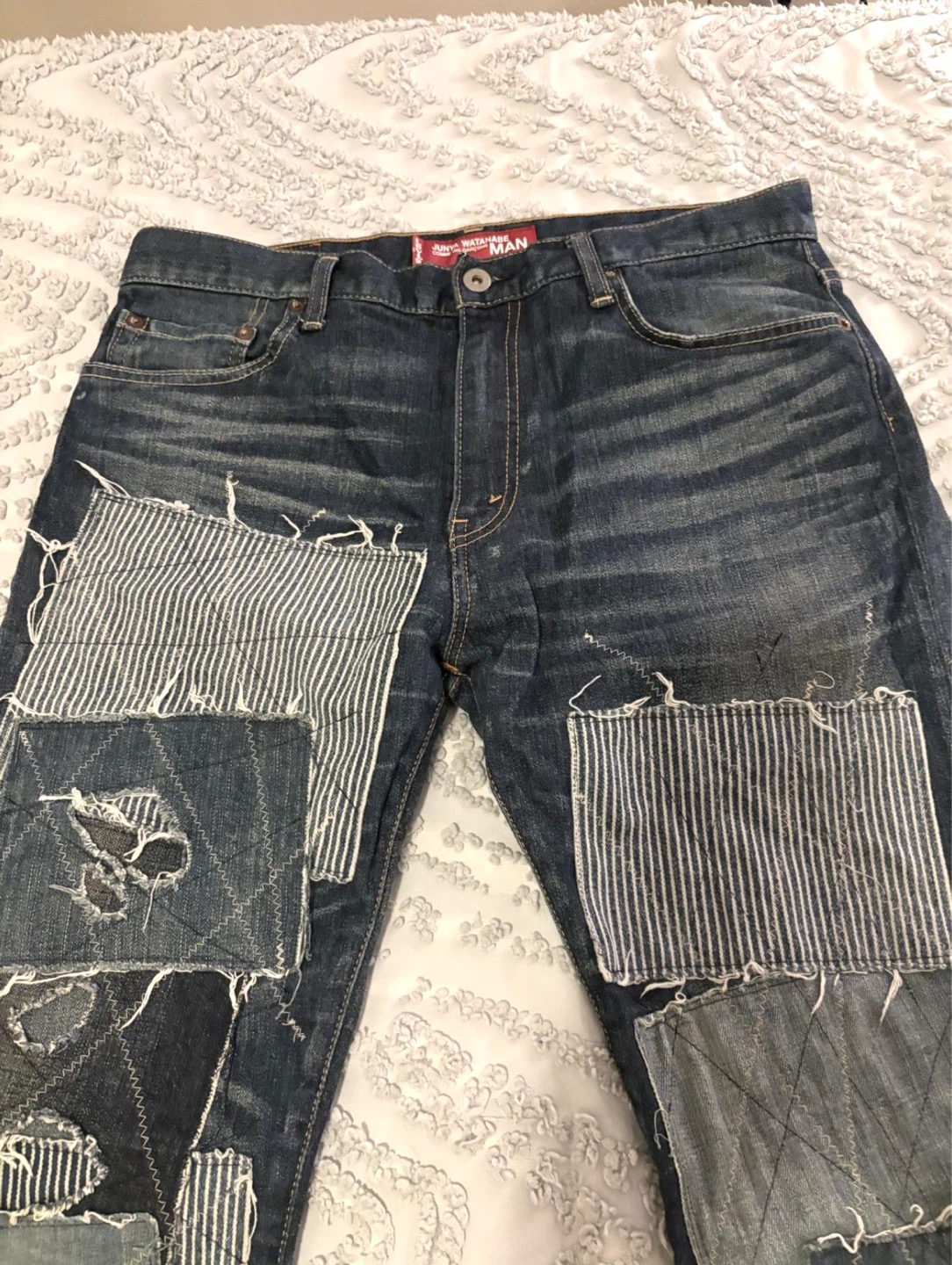 AD2017 Junya Watanabe x Levis 513 Patchwork Denim - photo 3