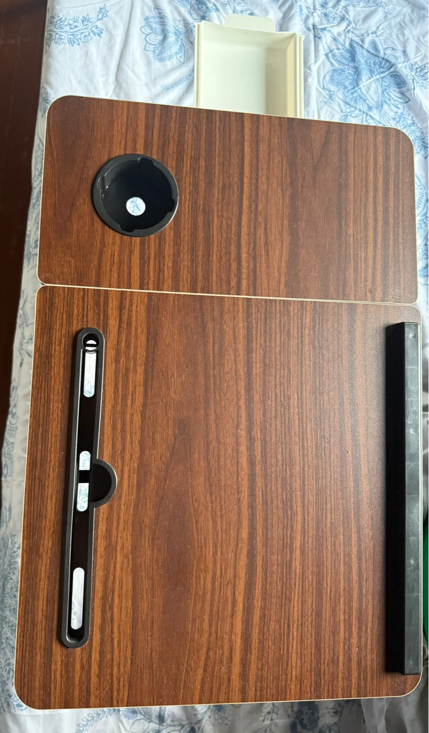 Folding Lap Desk with Cup Holder