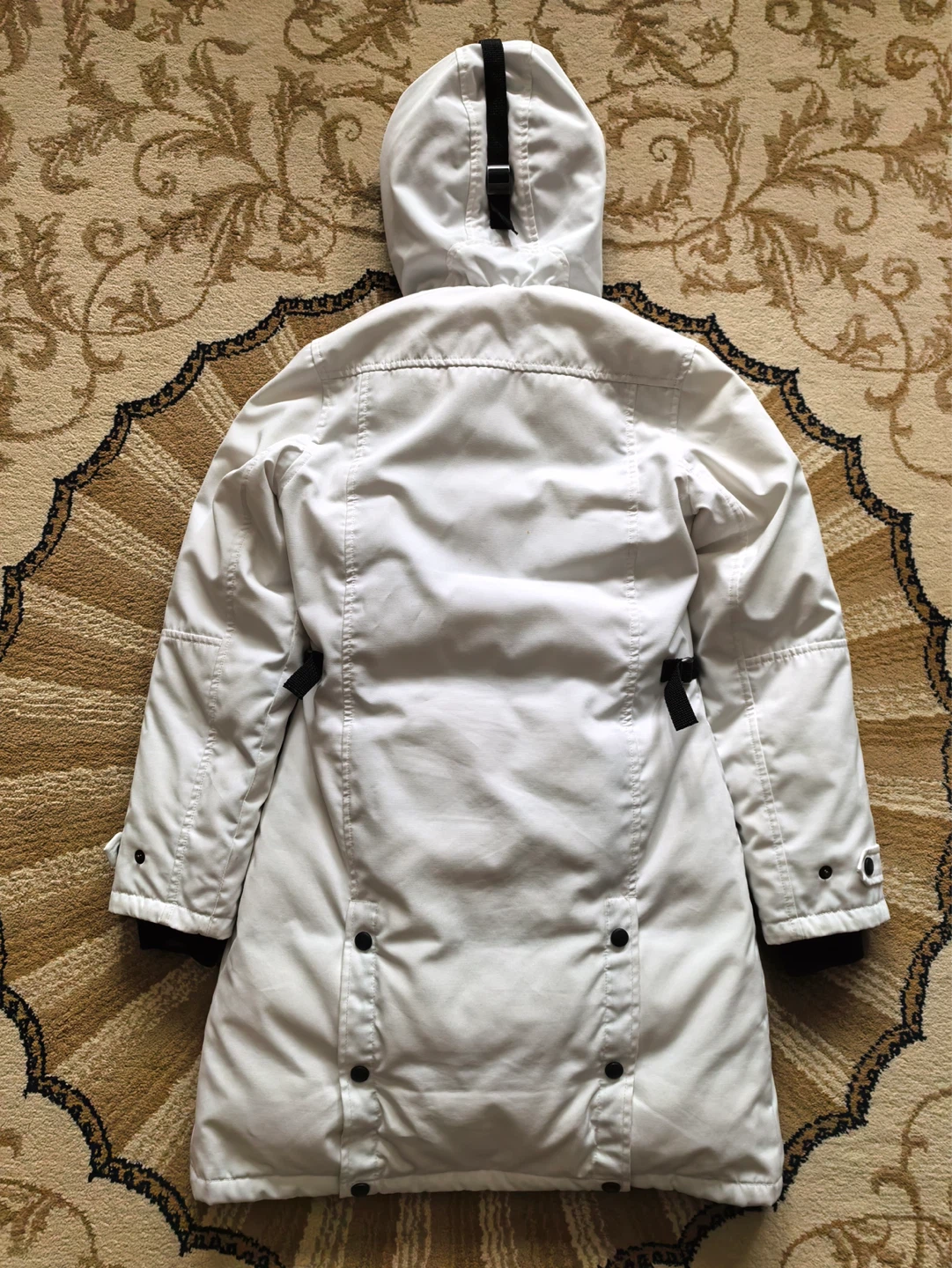 Canada Goose White Kensington Parka 2XS (Like New) - photo 2