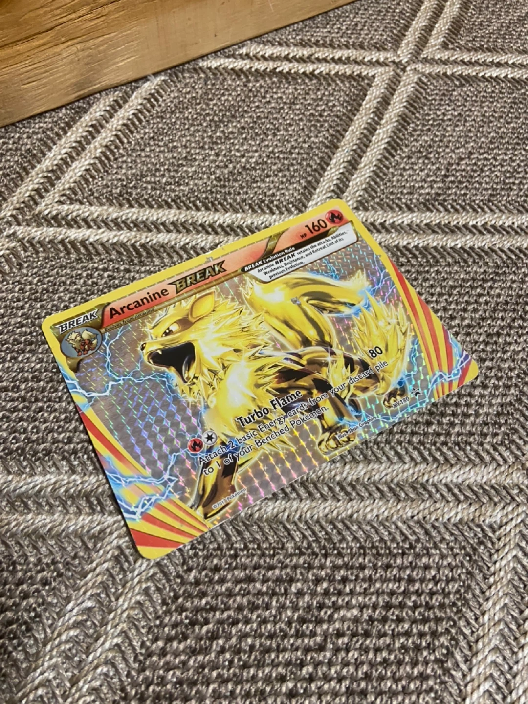 Giant Sized Pokemon Arcanine BREAK Promo Card