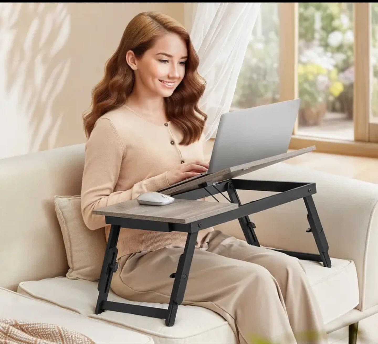 Folding Lap Desk with Cup Holder - photo 3