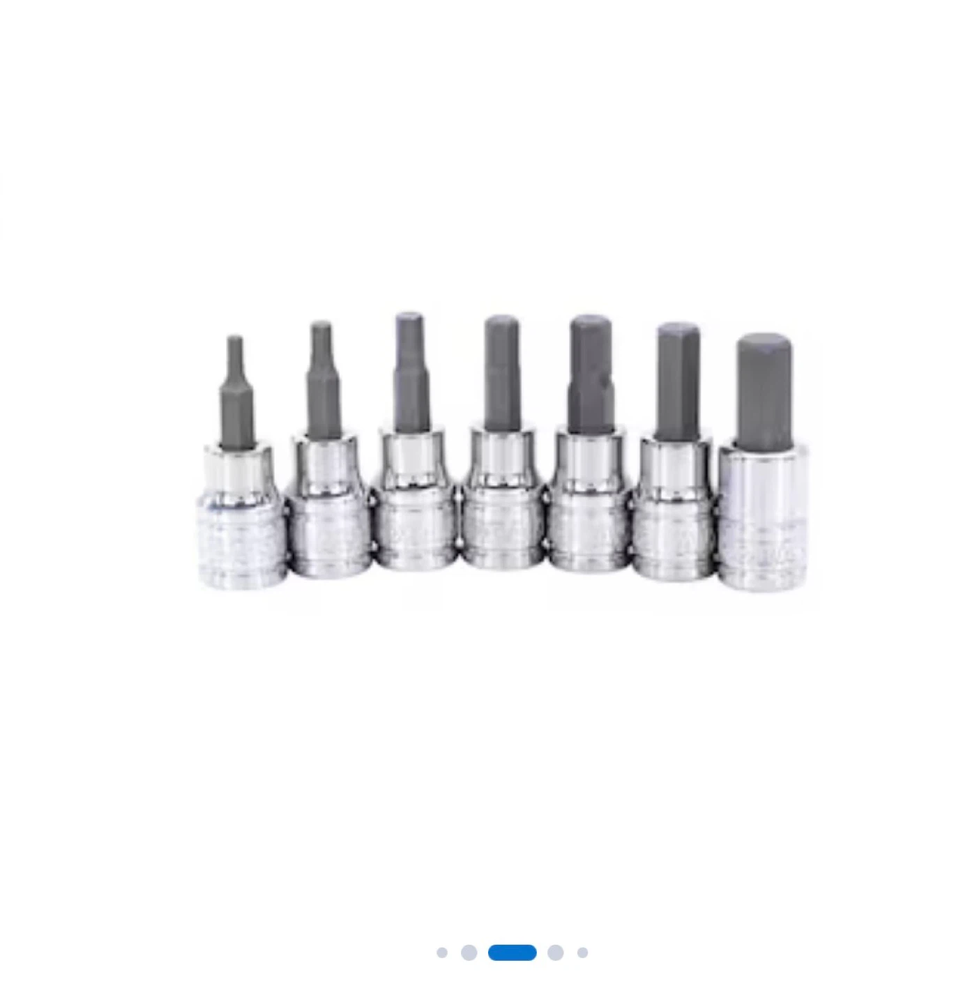 Kobalt 7-Piece 3/8-in Drive Metric Hex Bit Driver Socket Set - photo 3