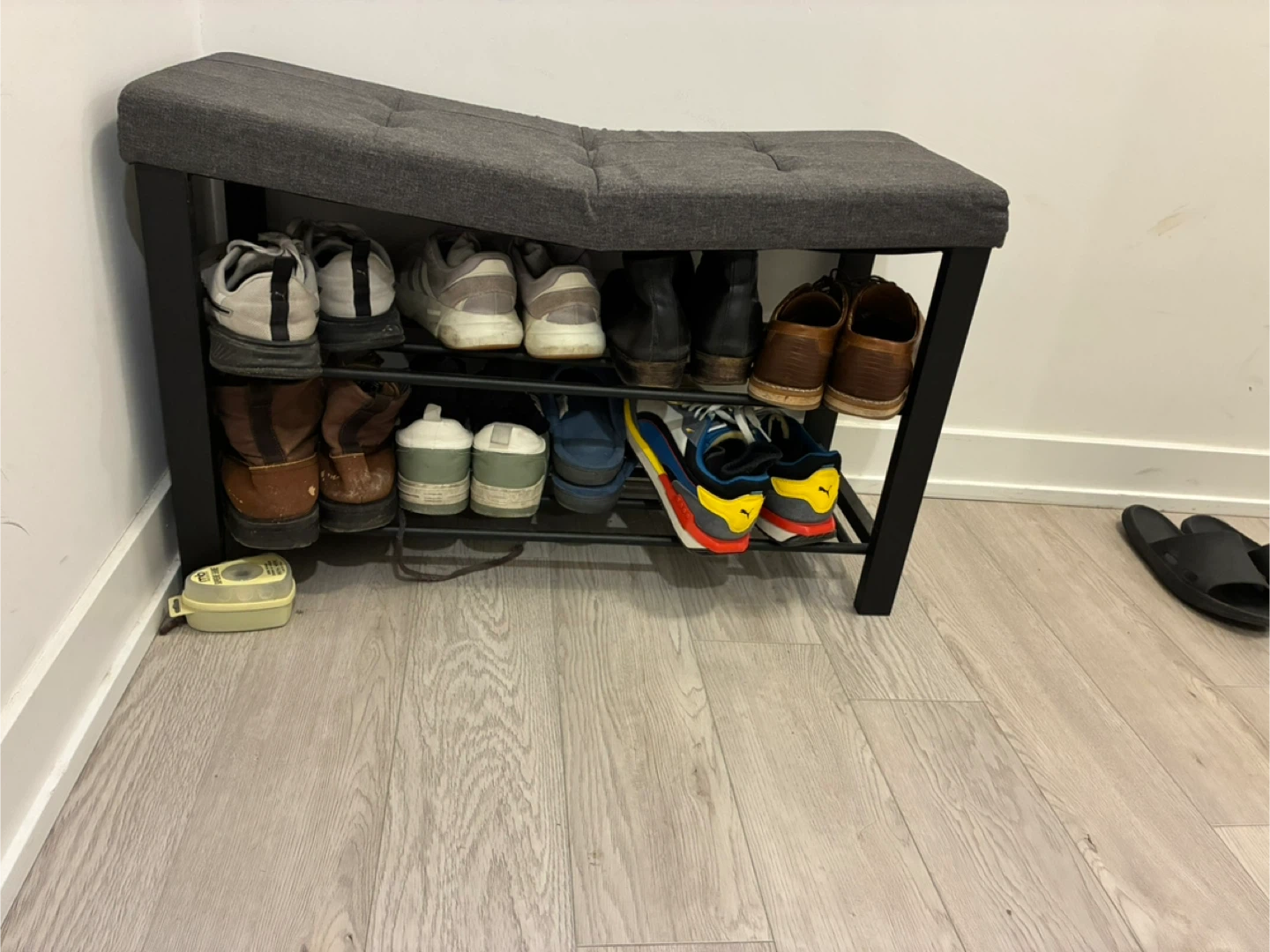 Shoe rack with bench - photo 3