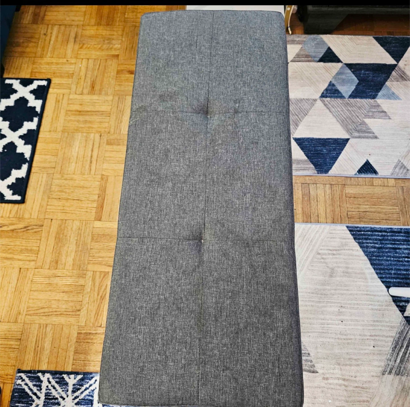 Shoe rack with bench