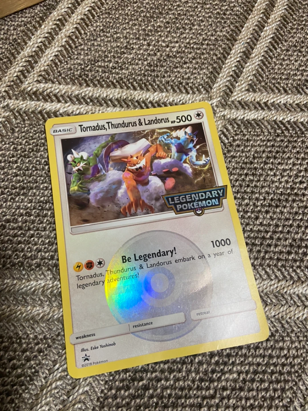 Giant Sized Pokémon Tornadus, Thundurus & Landorus Promo Card
