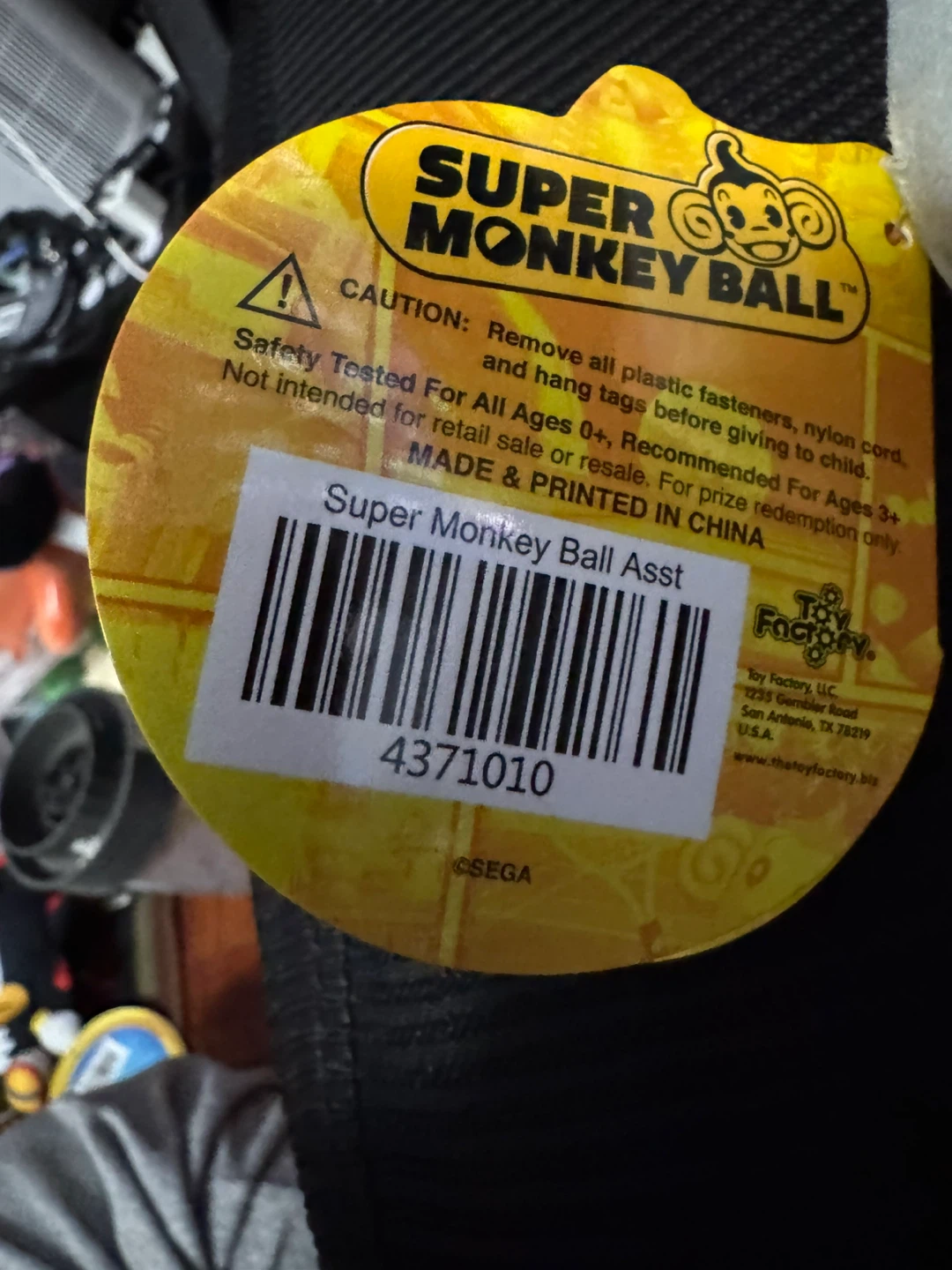 Super Monkey Ball Plush Toy - photo 4