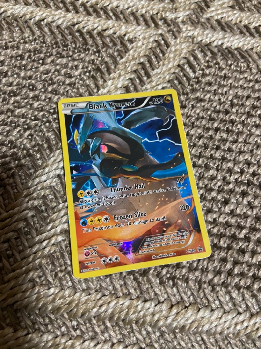 Black Kyurem Pokémon FULL ART Promo Card