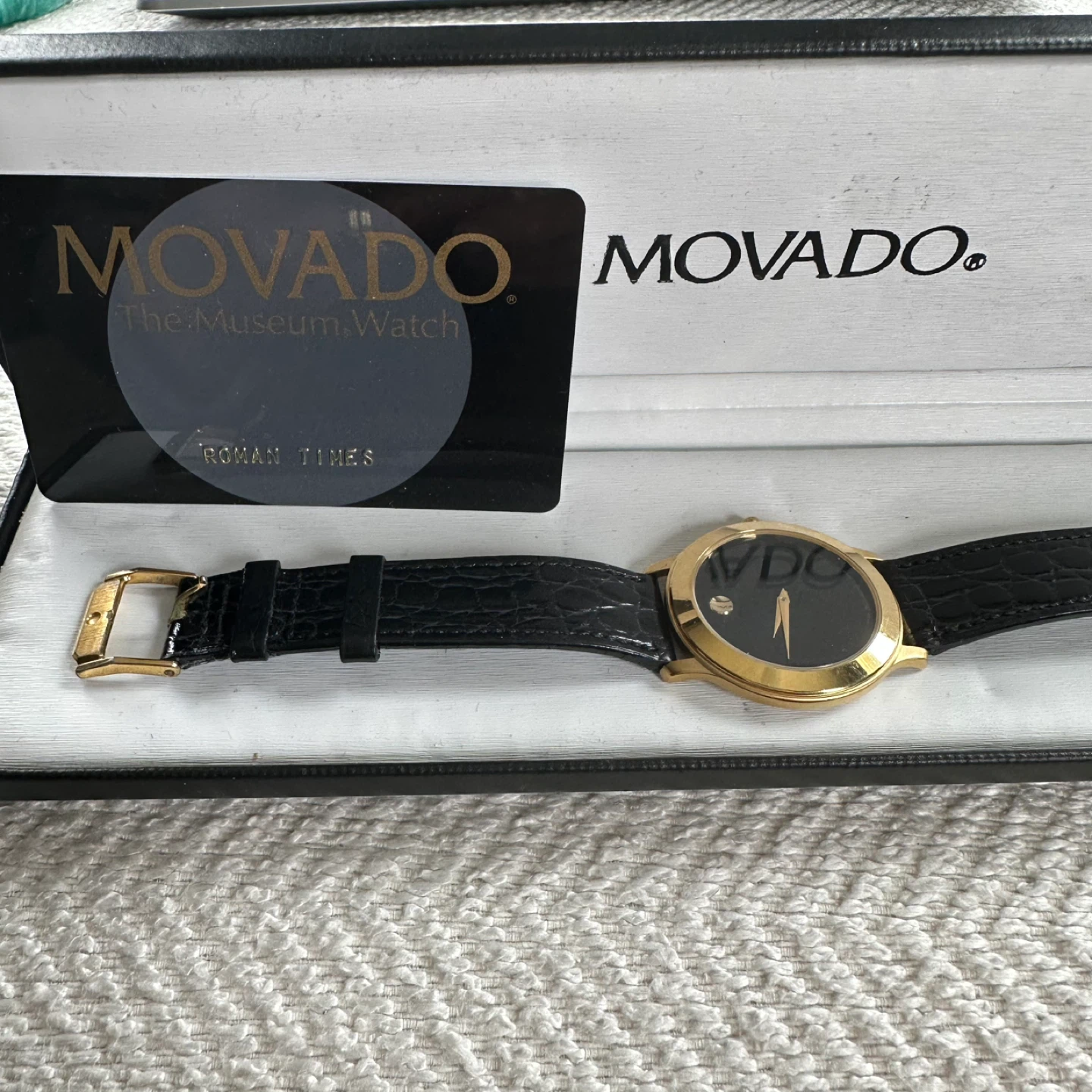 Movado Museum Watch Roman Times Men’s  1987 - photo 3