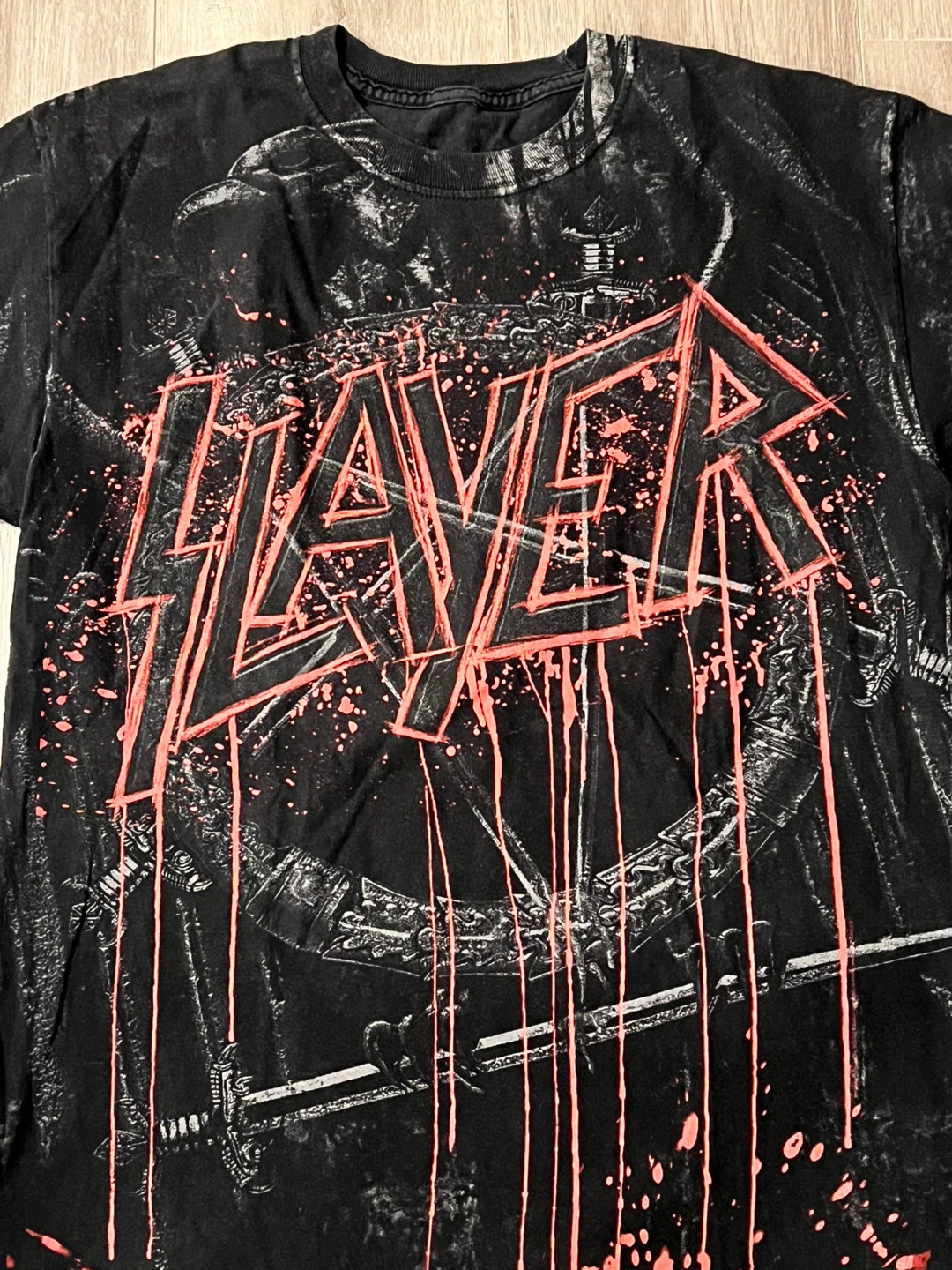 Vintage Y2K Slayer AOP Band Graphic T-Shirt - photo 2