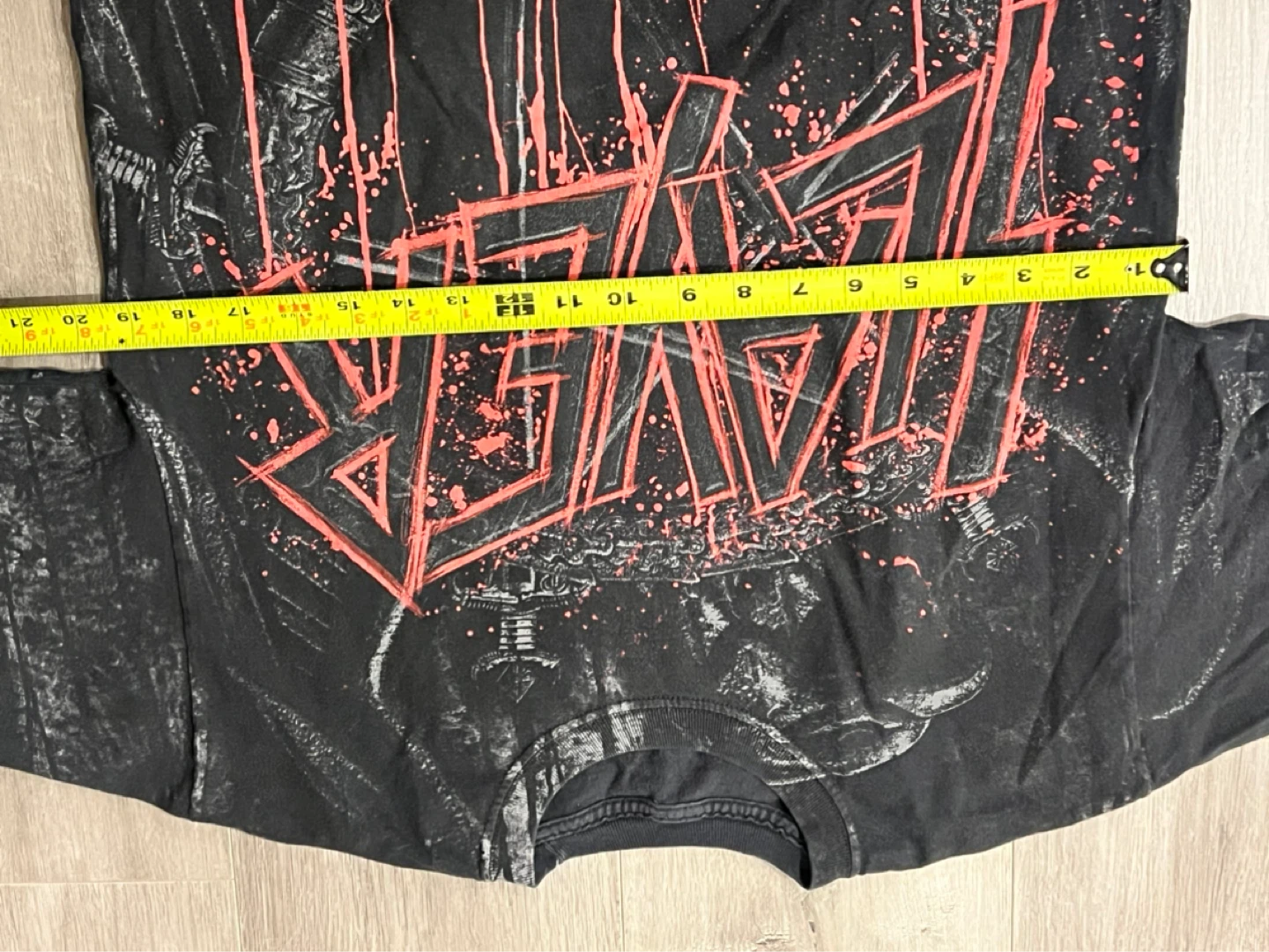 Vintage Y2K Slayer AOP Band Graphic T-Shirt - photo 4