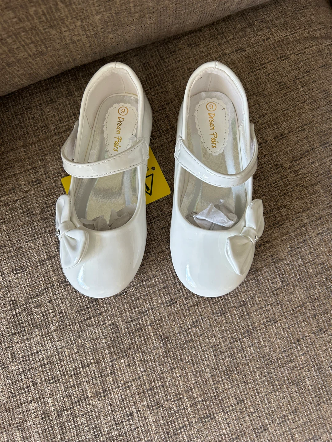 Dream Pairs White Patent Ballet Flats - US Size 9