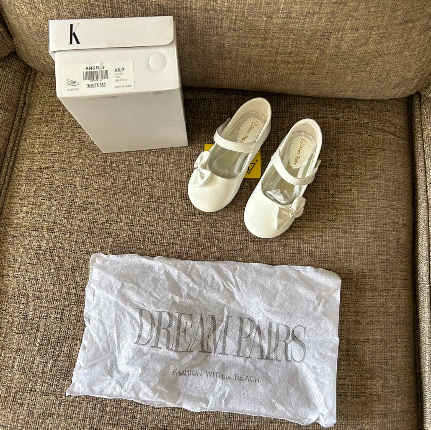 Dream Pairs White Patent Ballet Flats - US Size 9 - photo 3