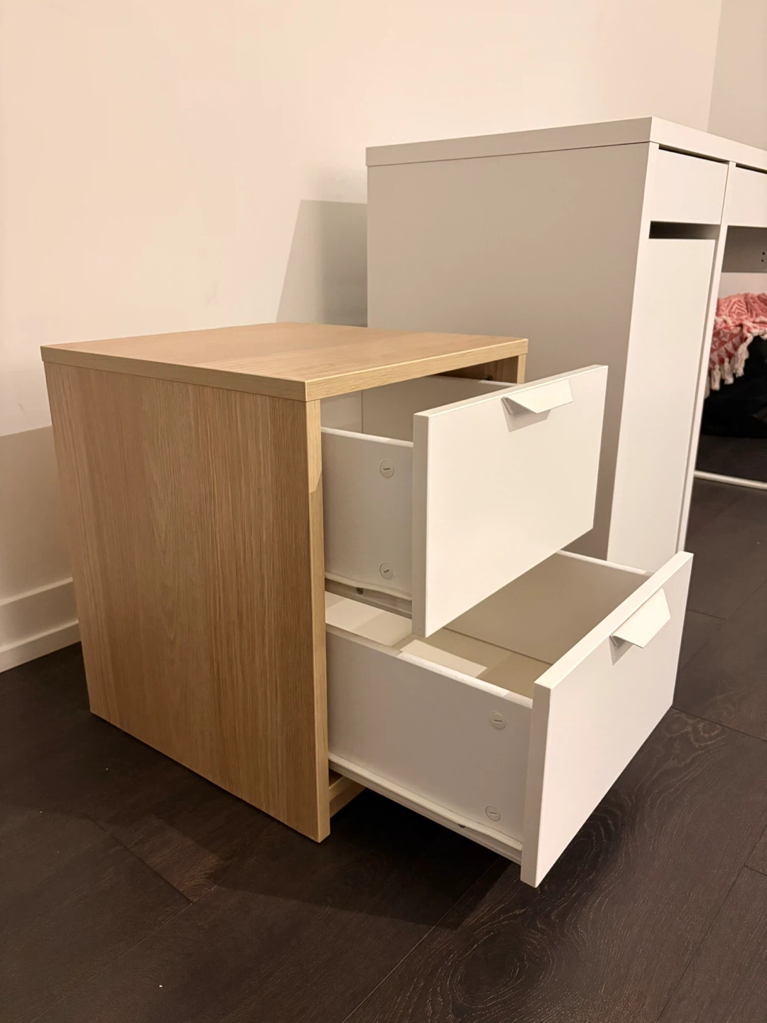 IKEA two-drawer nightstand/storage unit - photo 3