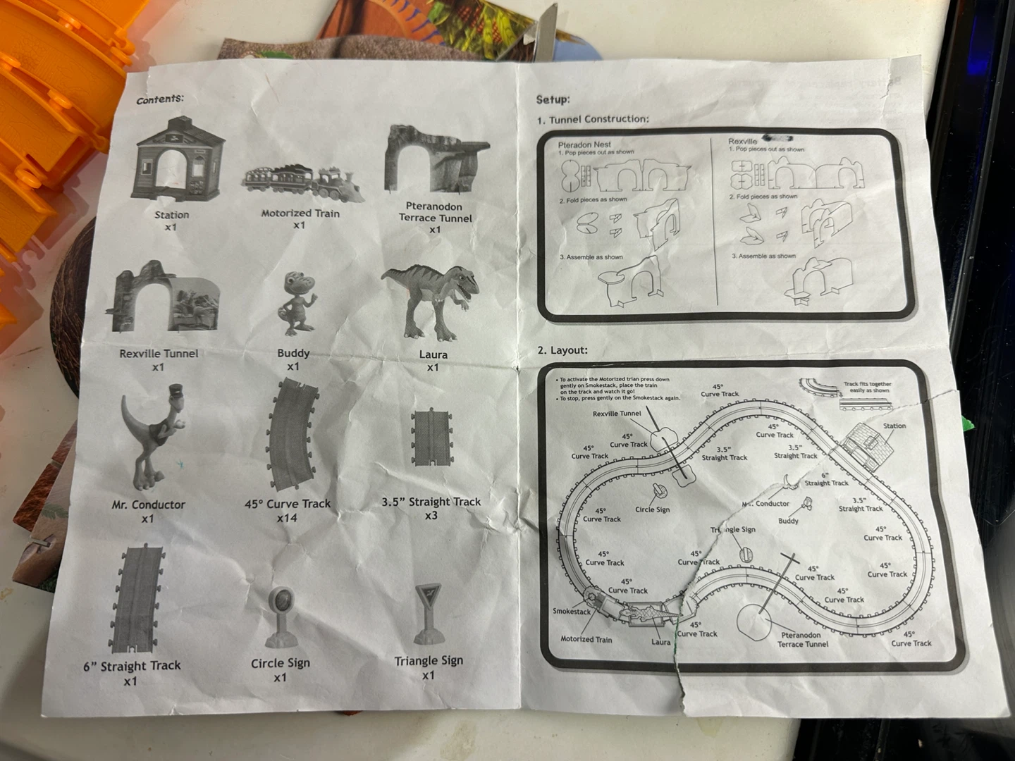 Learning Curve Dino Track Adventure Motorized Train Set - photo 3