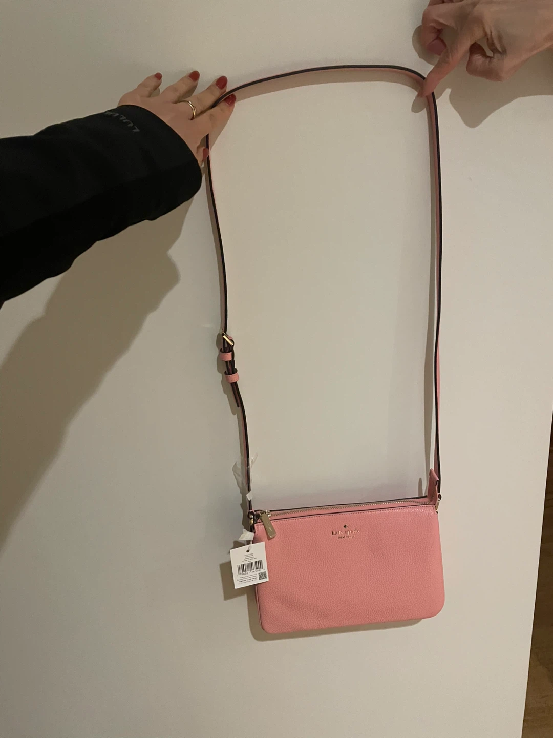 Kate Spade Pink Leather Crossbody Bag