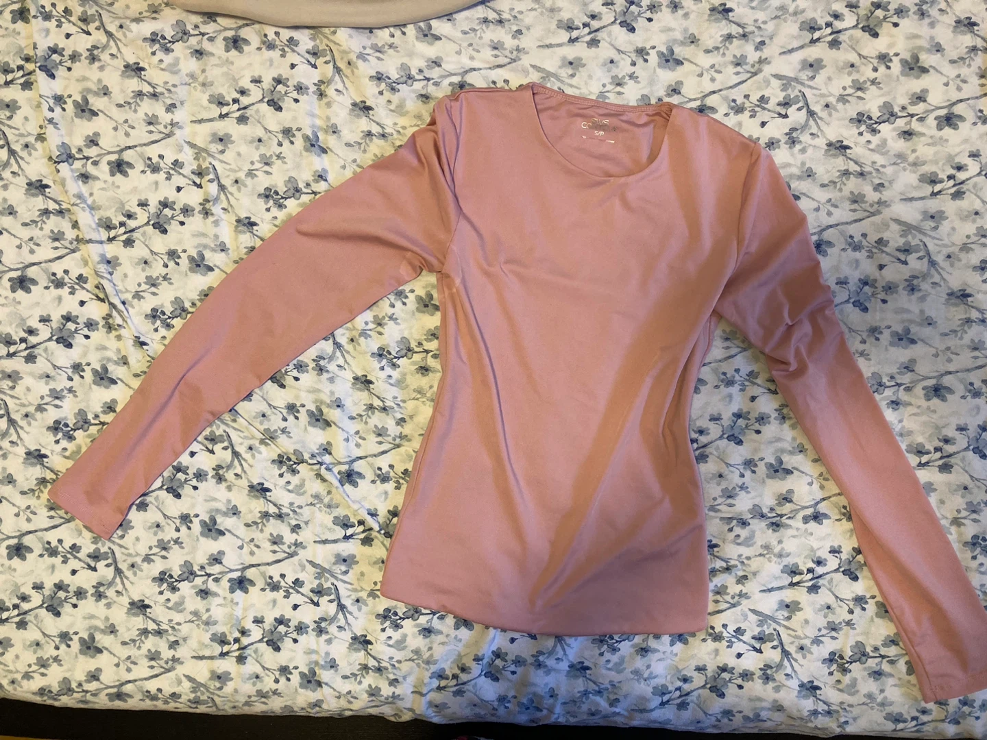 pink tight fitted contour top