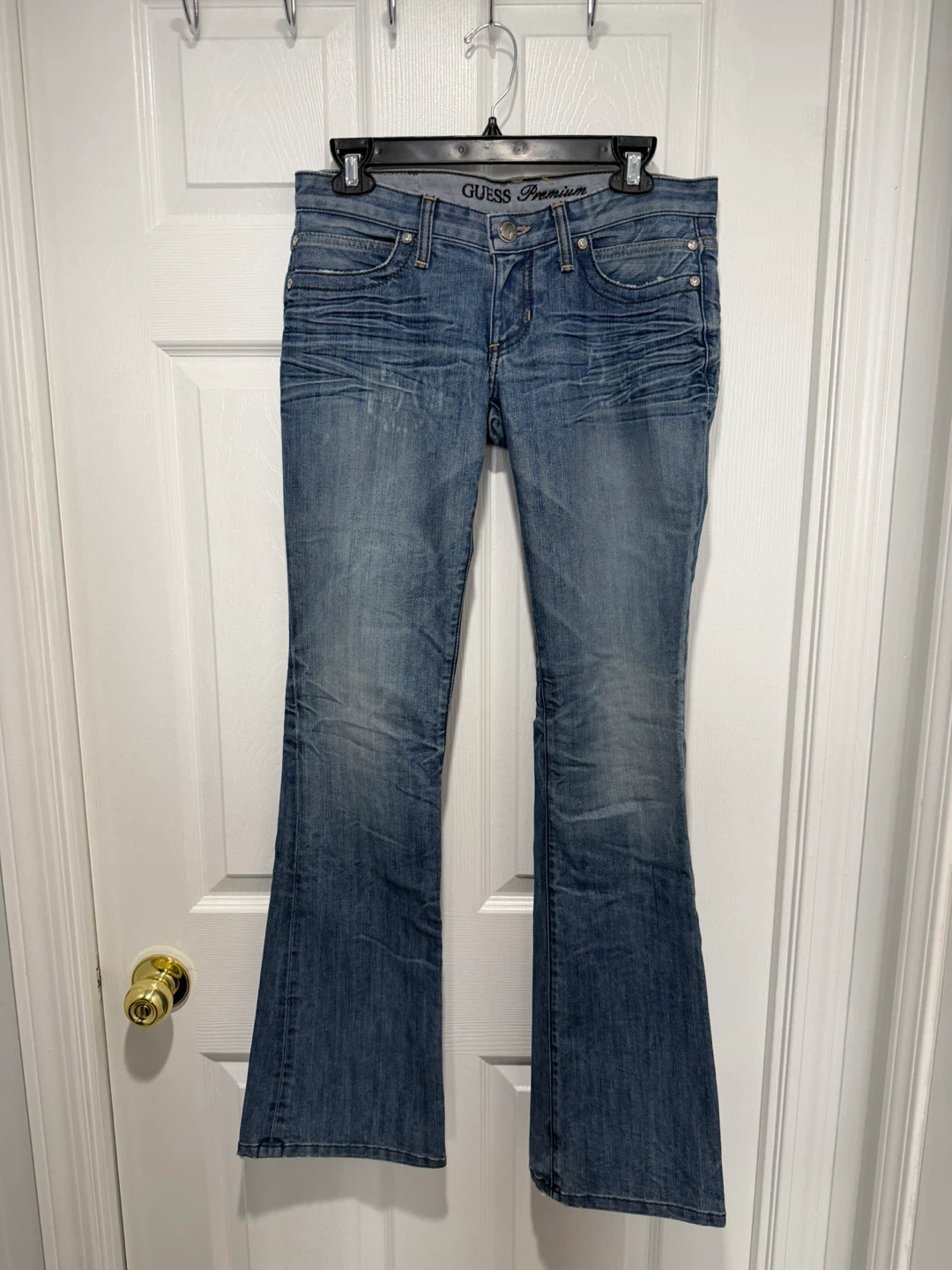 GUESS Premium Flare Leg Jeans