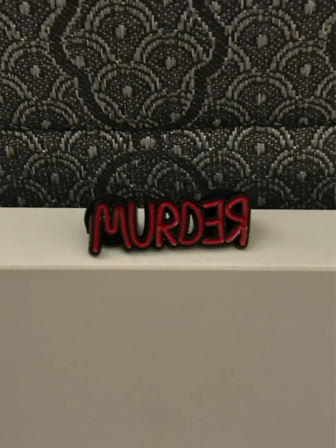 The Shining Inspired "REDRUM MURDER” Pin - photo 2
