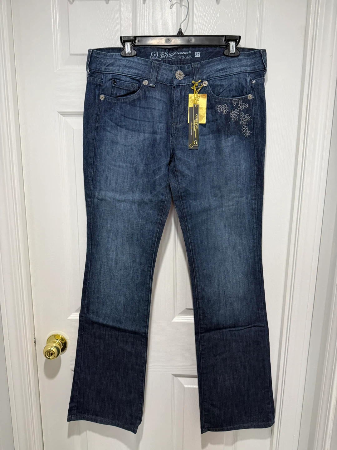 GUESS Premium Flare Leg Jeans