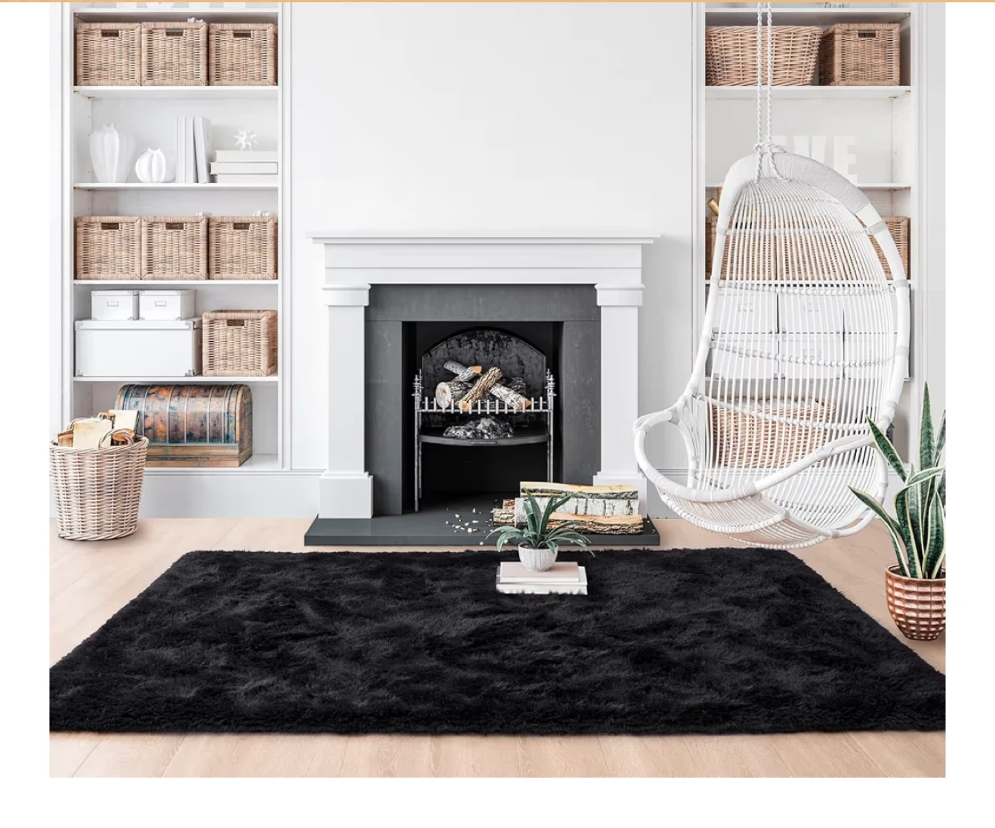 Black Plush Rug - photo 2