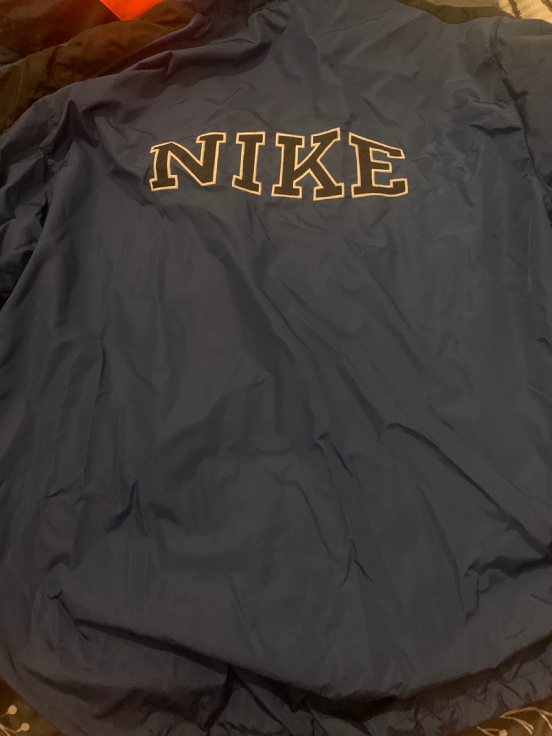 Blue Nike Anorak Windbreaker Jacket - photo 3