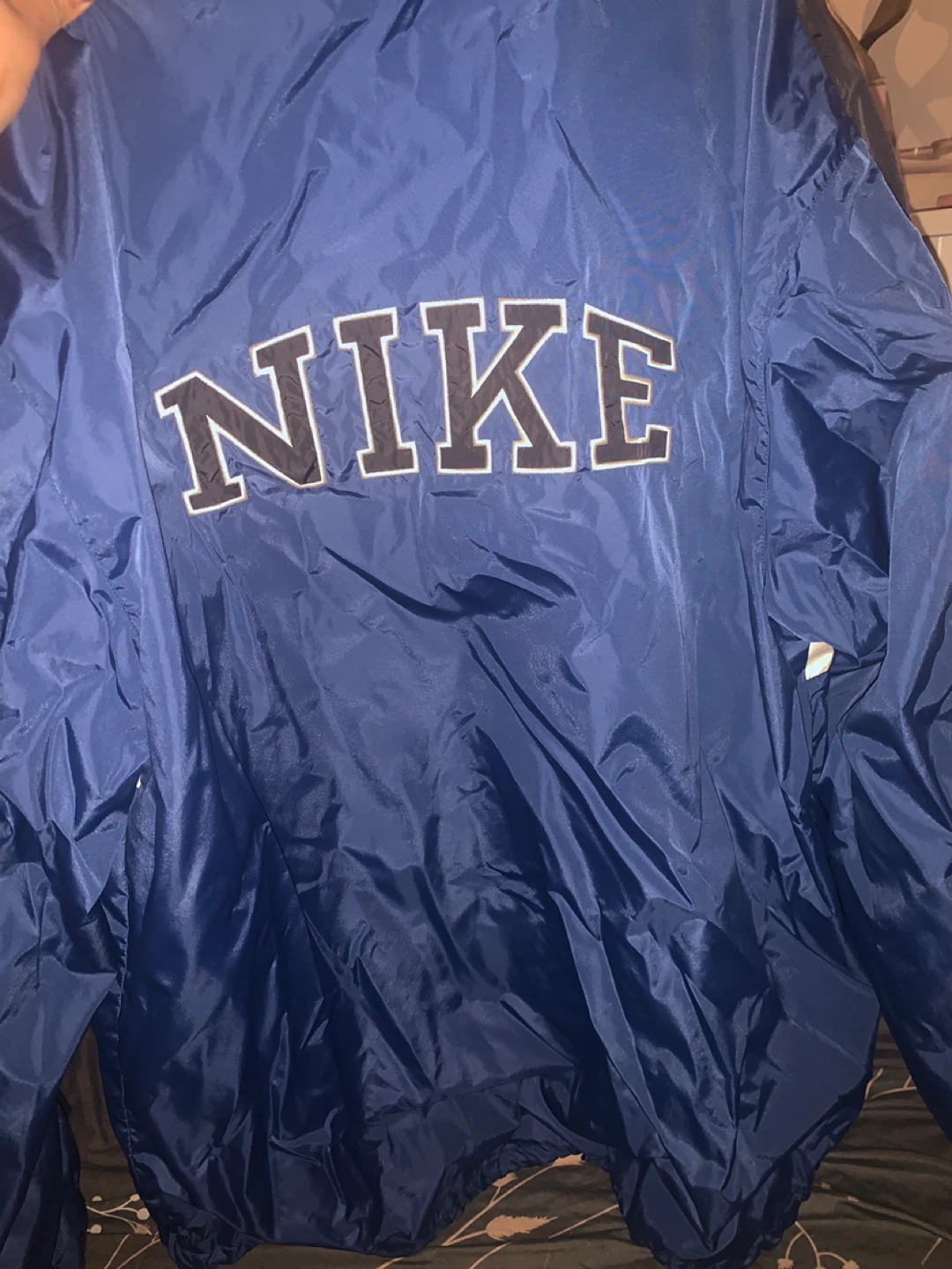 Blue Nike Anorak Windbreaker Jacket - photo 4