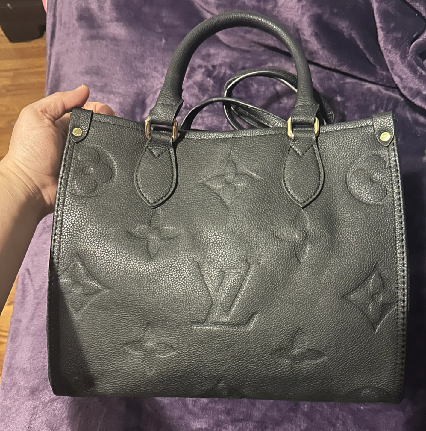 Louis Vuitton Black Monogram Empreinte Leather Speedy 25 - photo 2