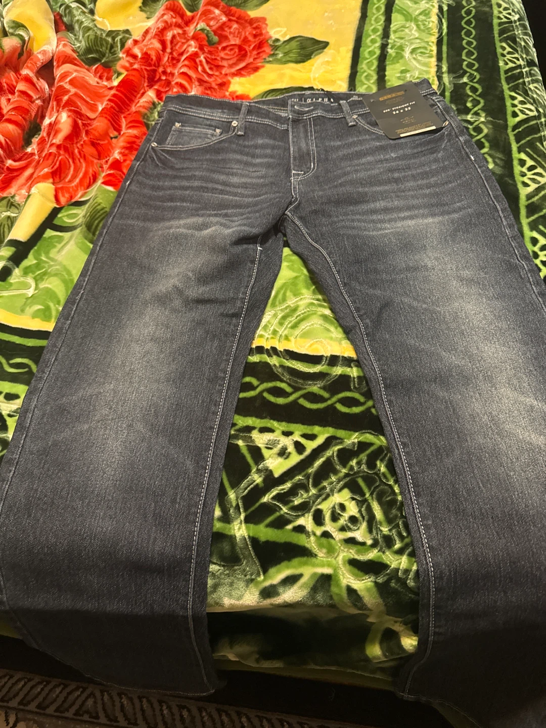 True Rebel Alpha 805 Straight Fit Jeans 34x32