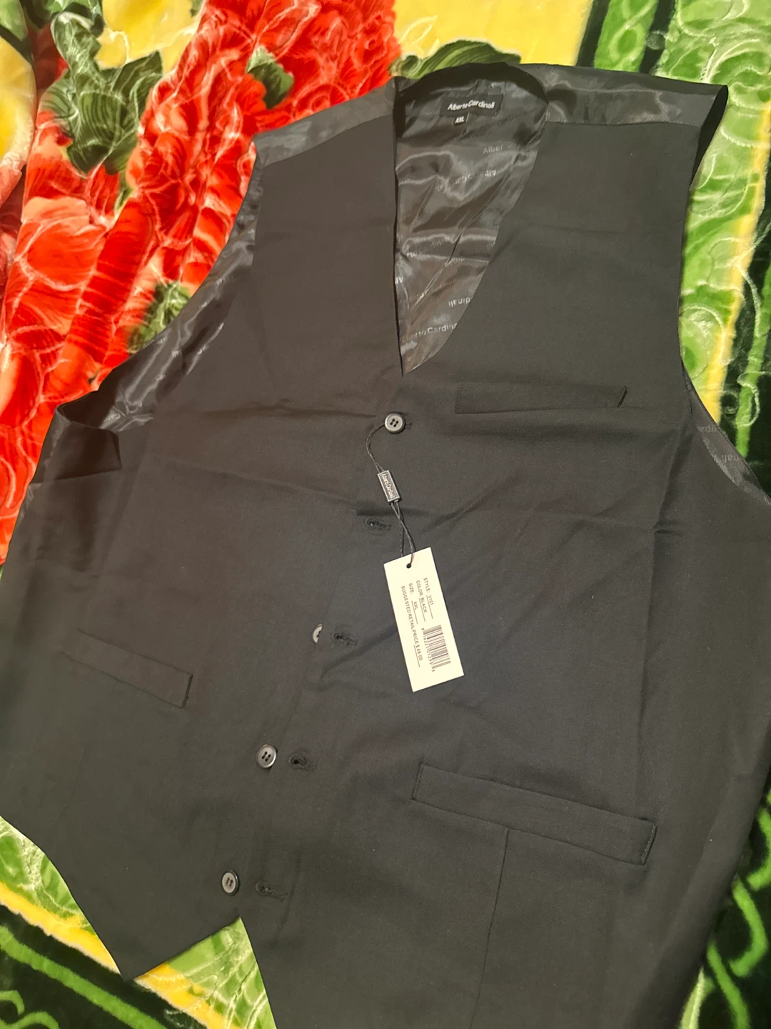 Alberto Cardinali Black Vest XXL