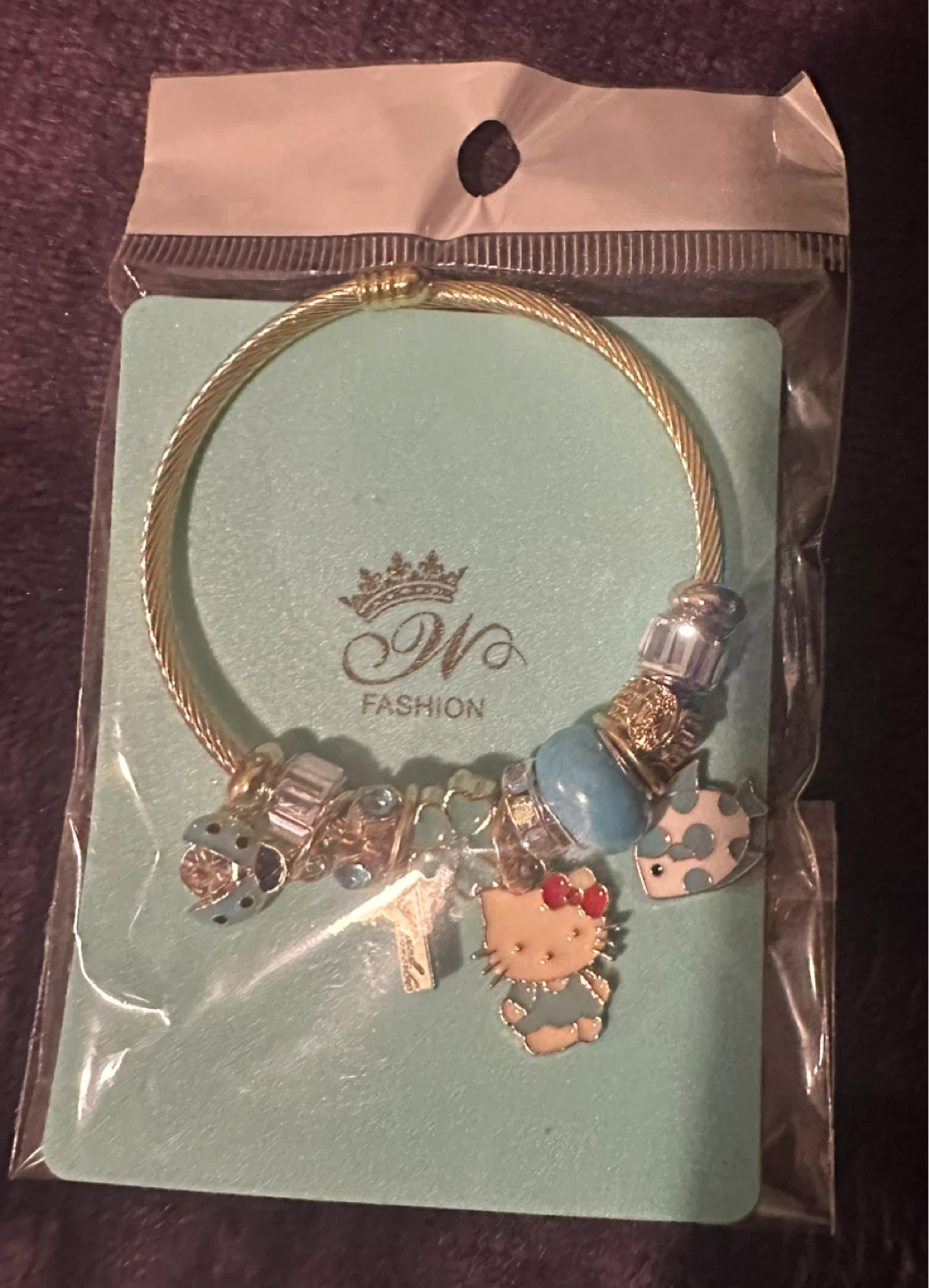 Charm Bracelets with Charms and Watch