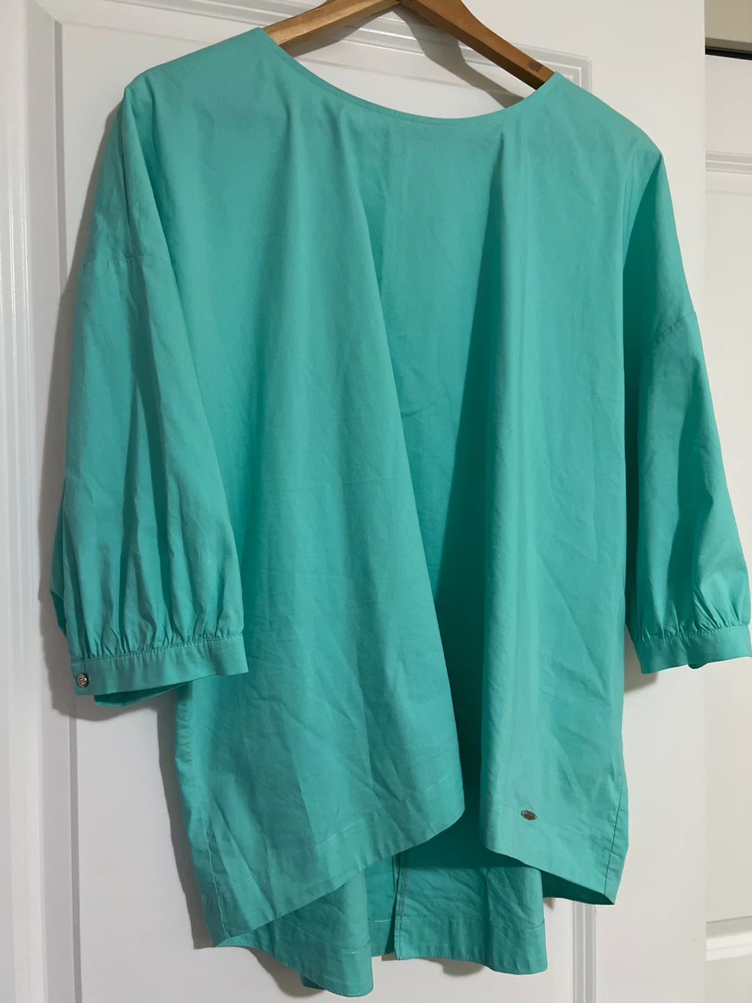 Rosemunde Turquoise Cotton Blend Top - Size 3 EA - photo 2
