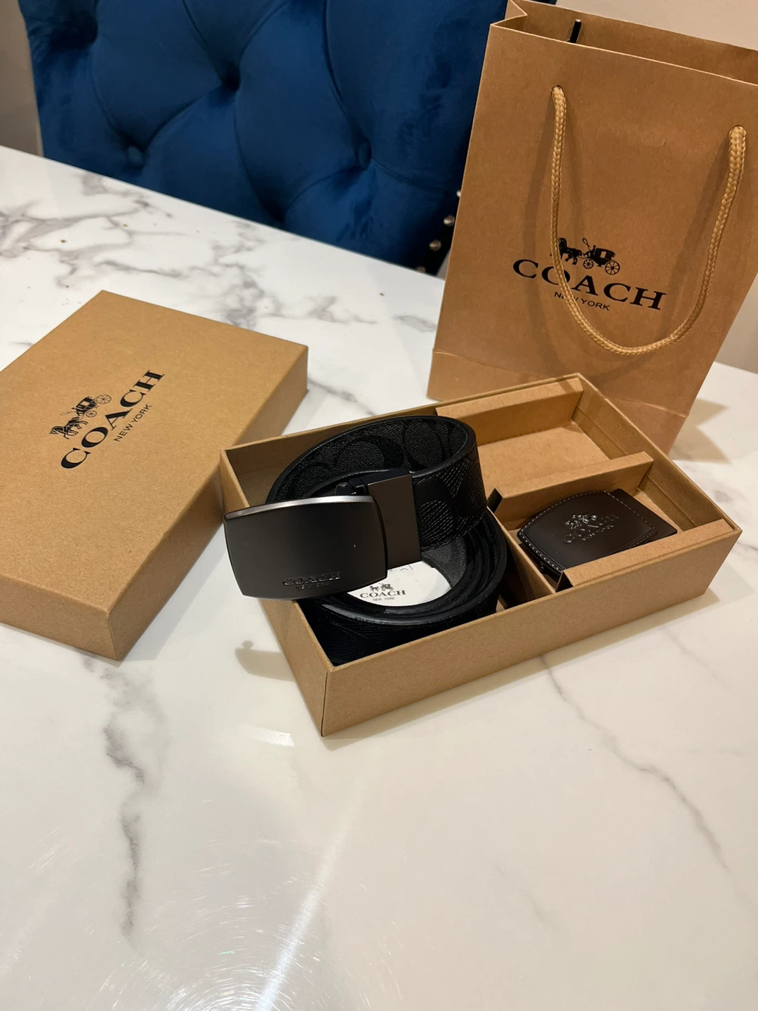 Coach Belt Set with Extra Buckle - photo 3