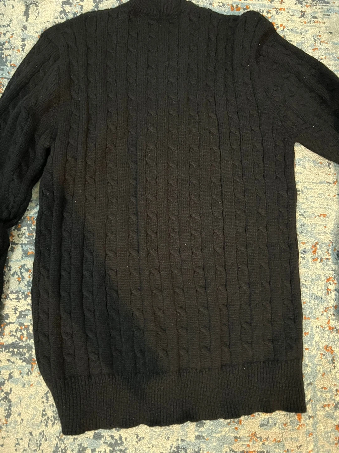 Polo Ralph Lauren Black Cable Knit Sweater - photo 3