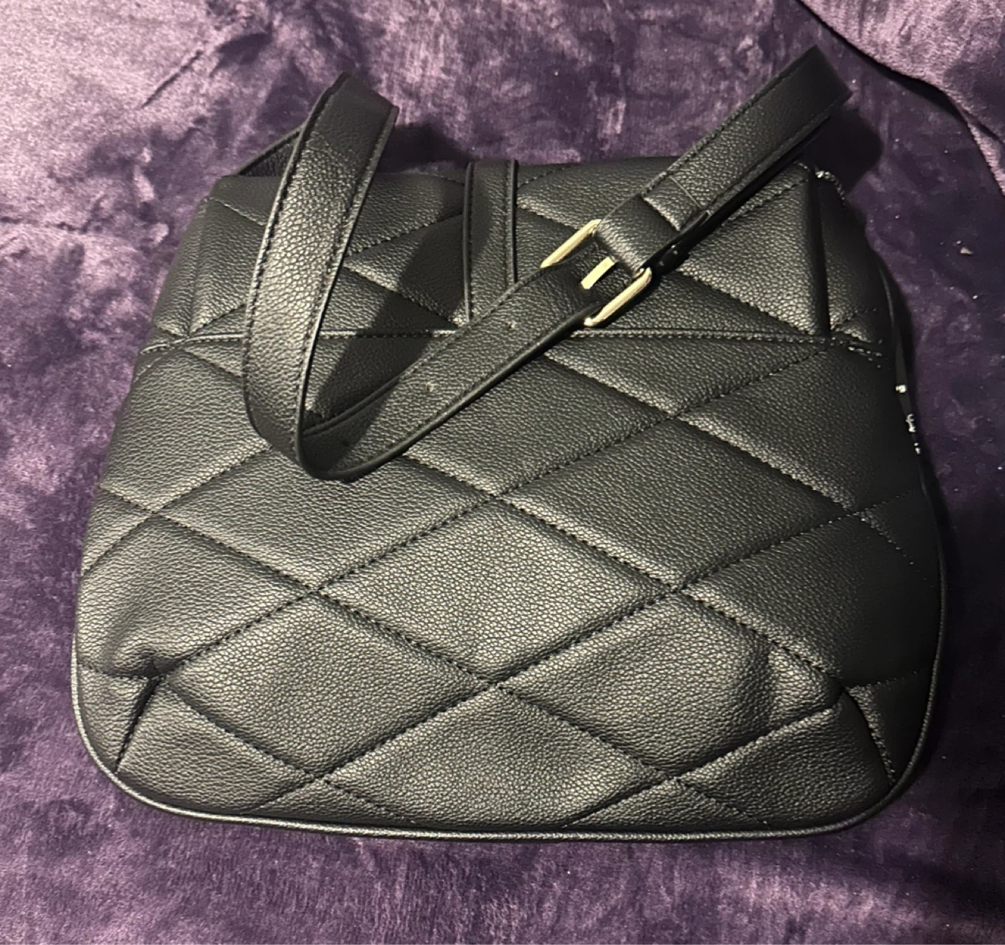 Black Quilted Shoulder Bag