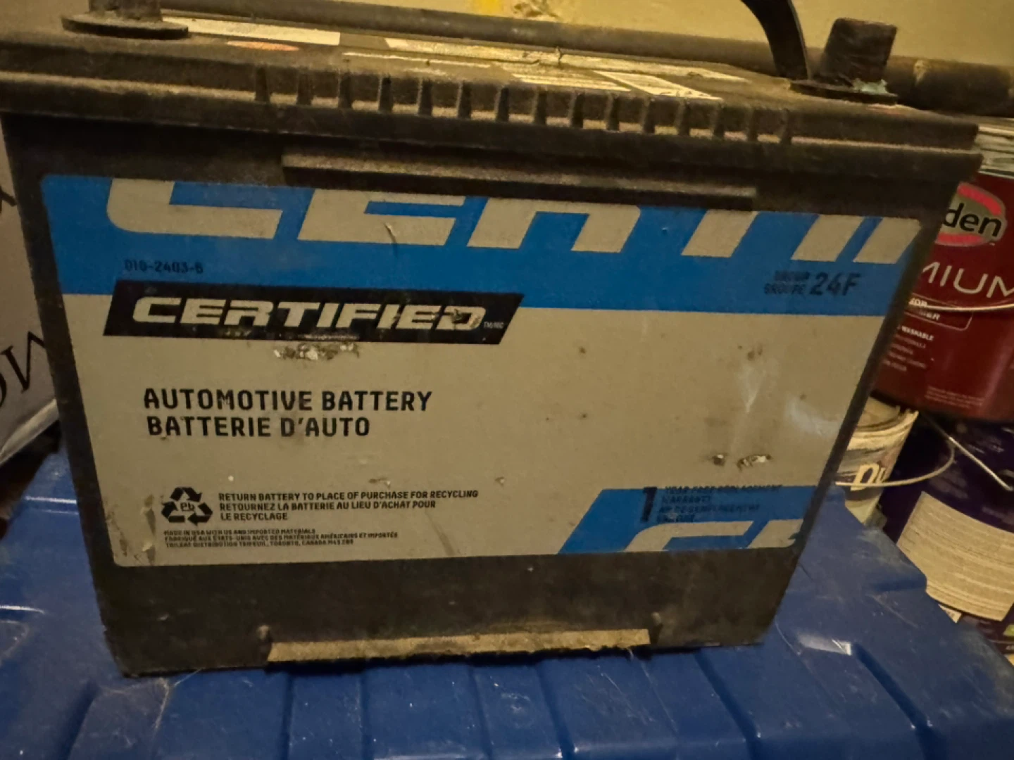 Certified Automotive Battery