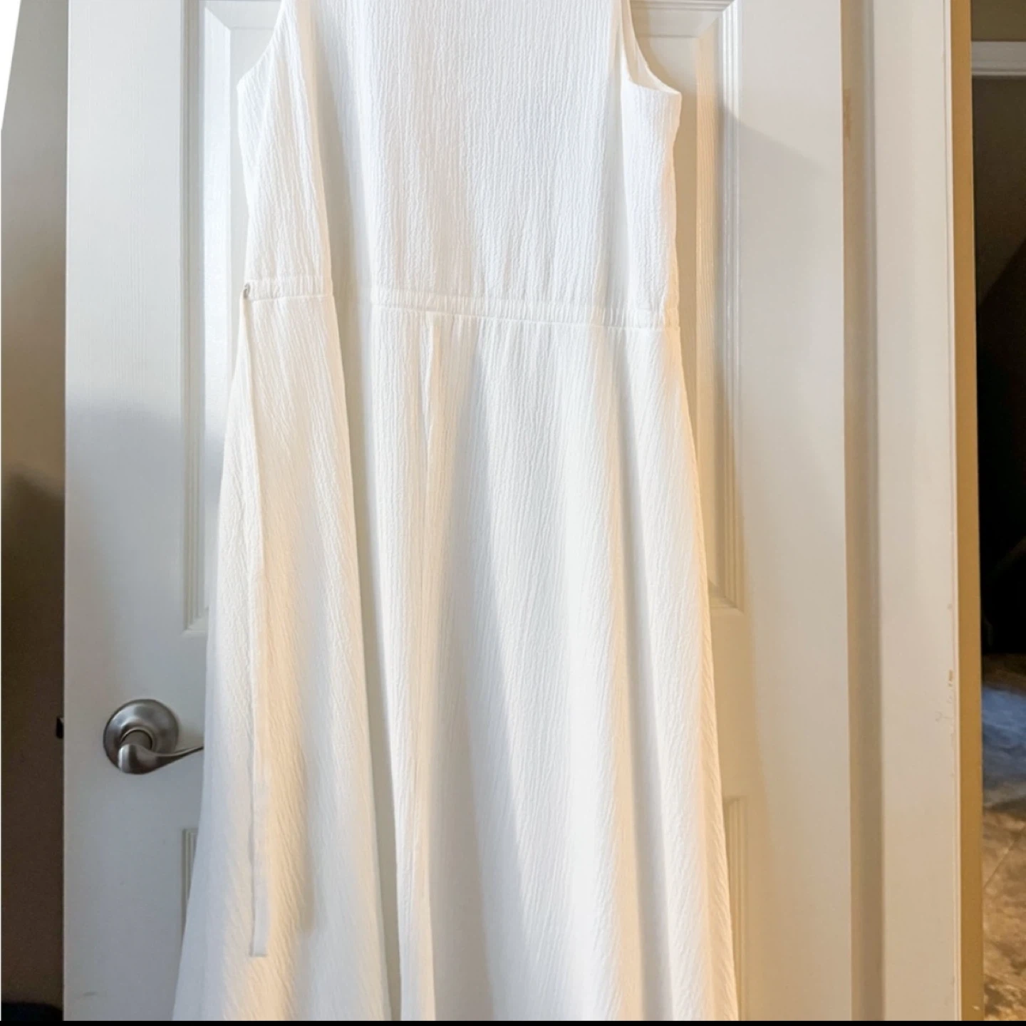 Anne Klein White Sleeveless Midi Dress Size 10 - photo 3