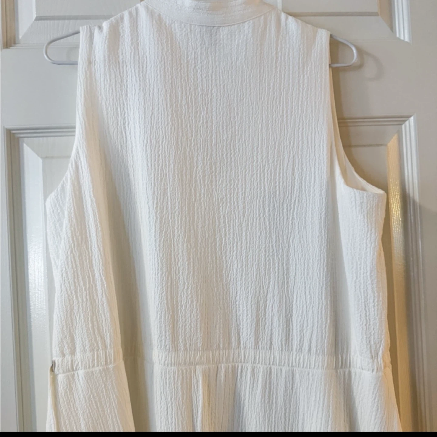 Anne Klein White Sleeveless Midi Dress Size 10 - photo 4