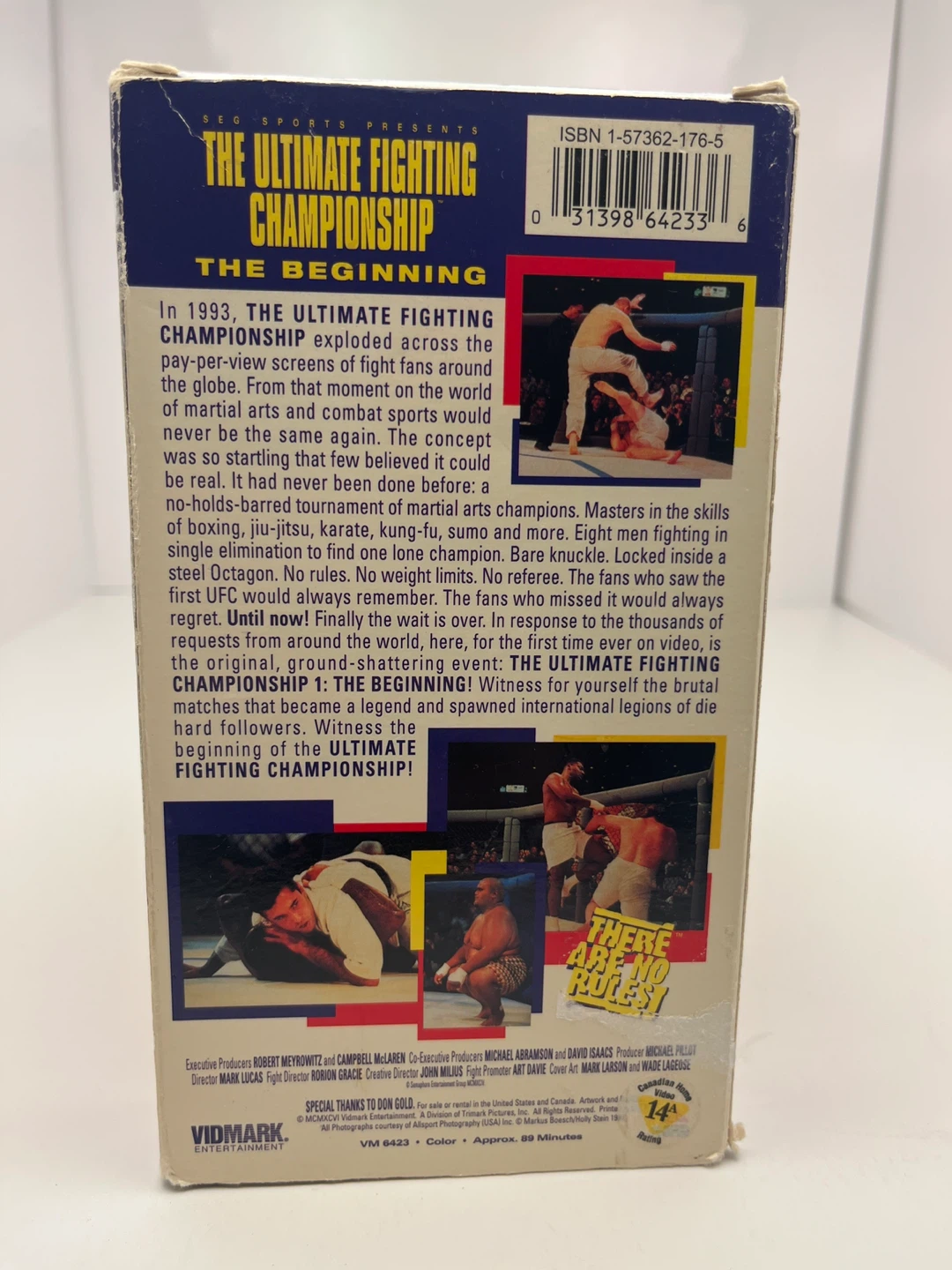The Ultimate Fighting Championship: The Beginning VHS - photo 2