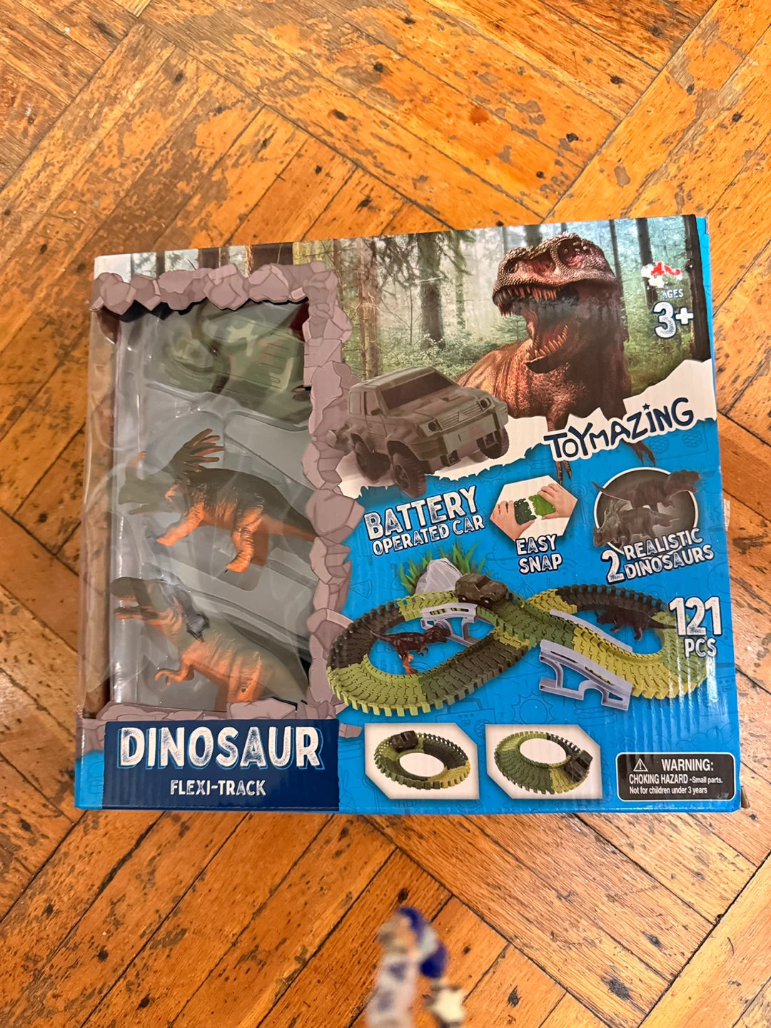 Toymazing Dinosaur Flexi-Track Battery Operated Car Toy