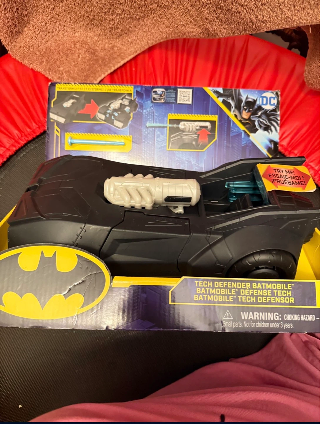 Spin Master DC Comics Tech Defender Batmobile Toy Car