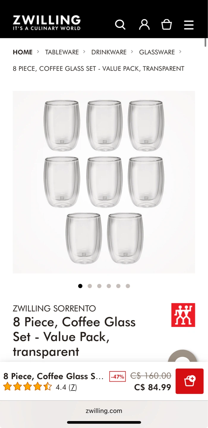 ZWILLING Sorrento Insulated Coffee Cup Set - photo 2