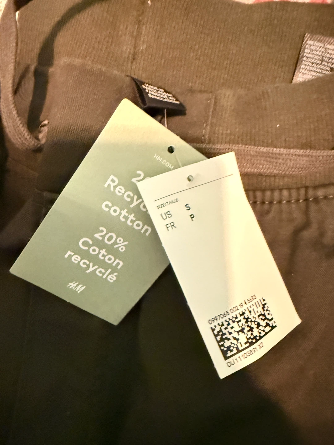 H&M Cargo Pants - Olive Green - Size S - photo 2