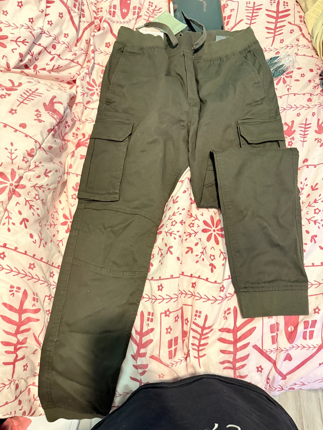 H&M Cargo Pants - Olive Green - Size S