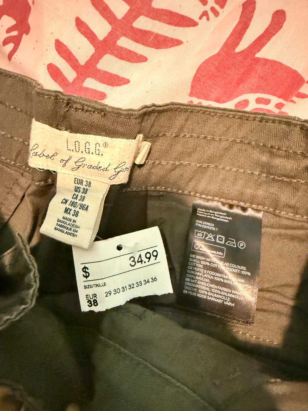 L.O.G.G. Cargo Pants Size 38 - photo 2
