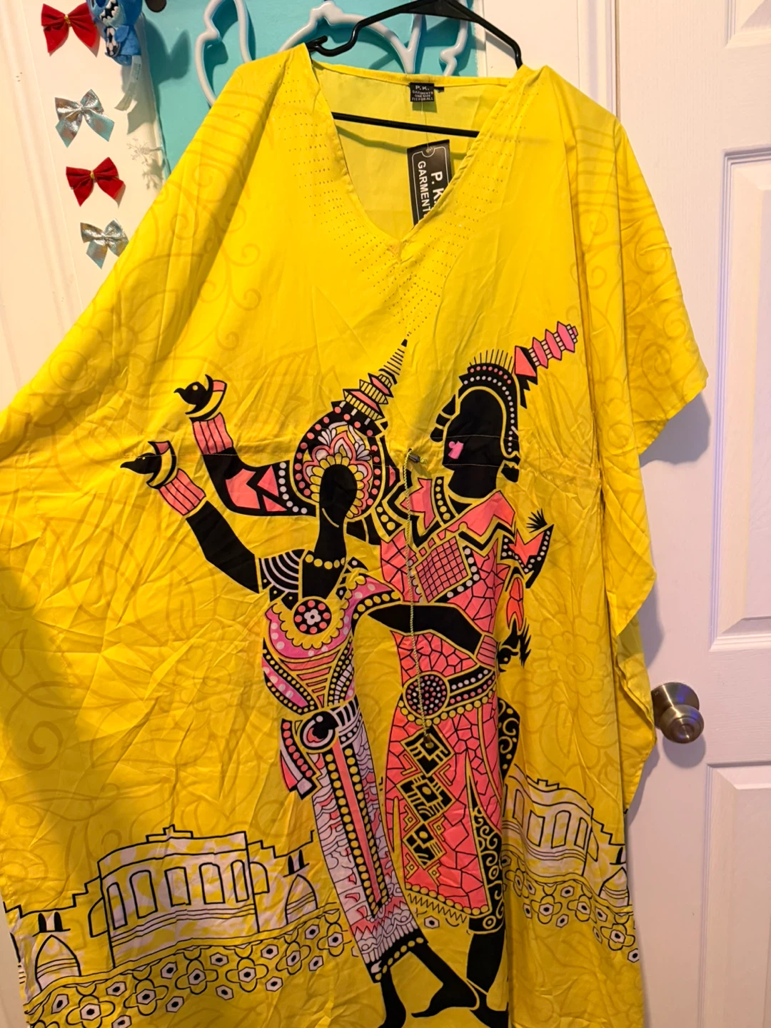 Yellow Kaftan Dress - P.K. Garments One Size - photo 2
