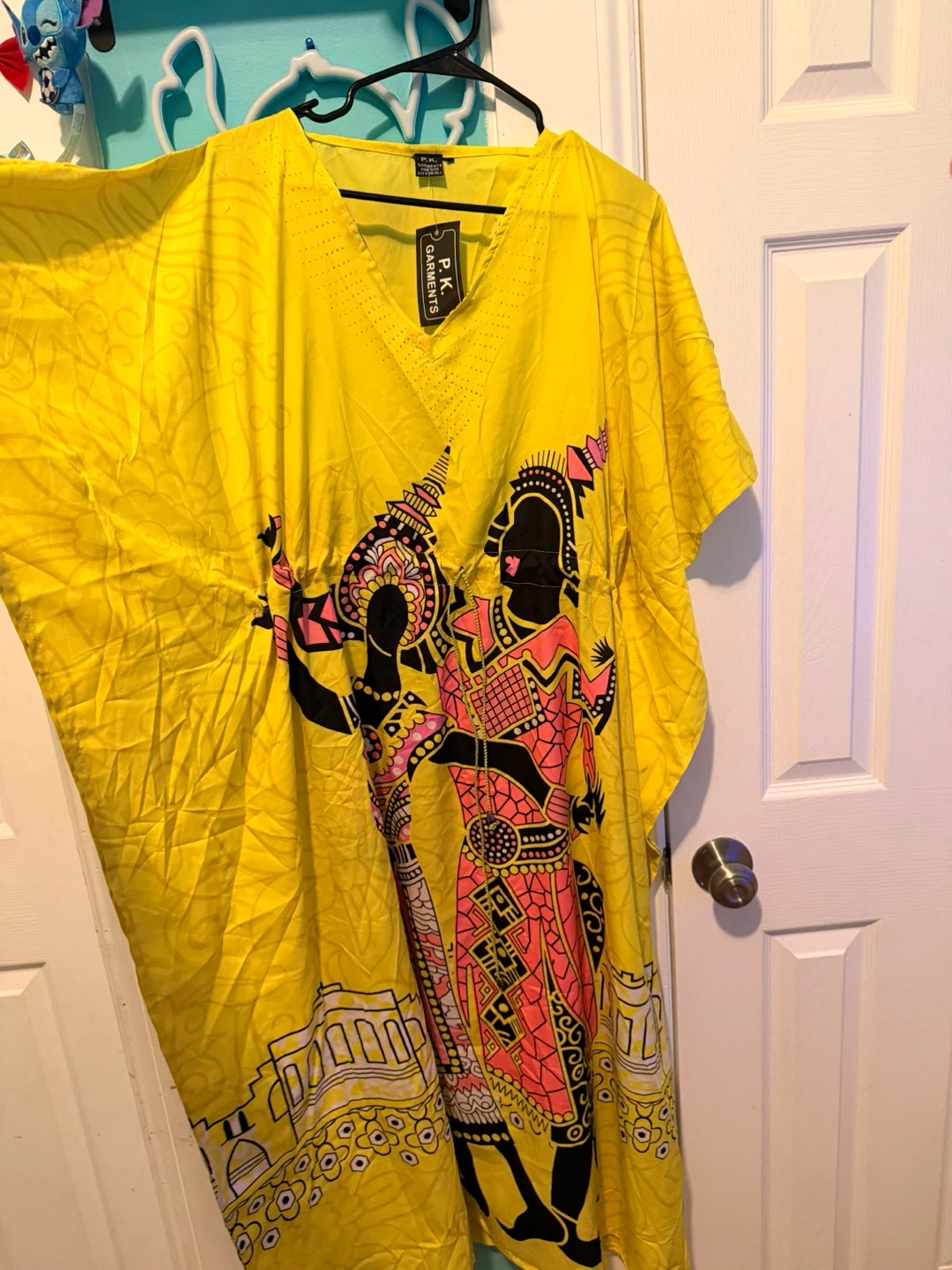 Yellow Kaftan Dress - P.K. Garments One Size