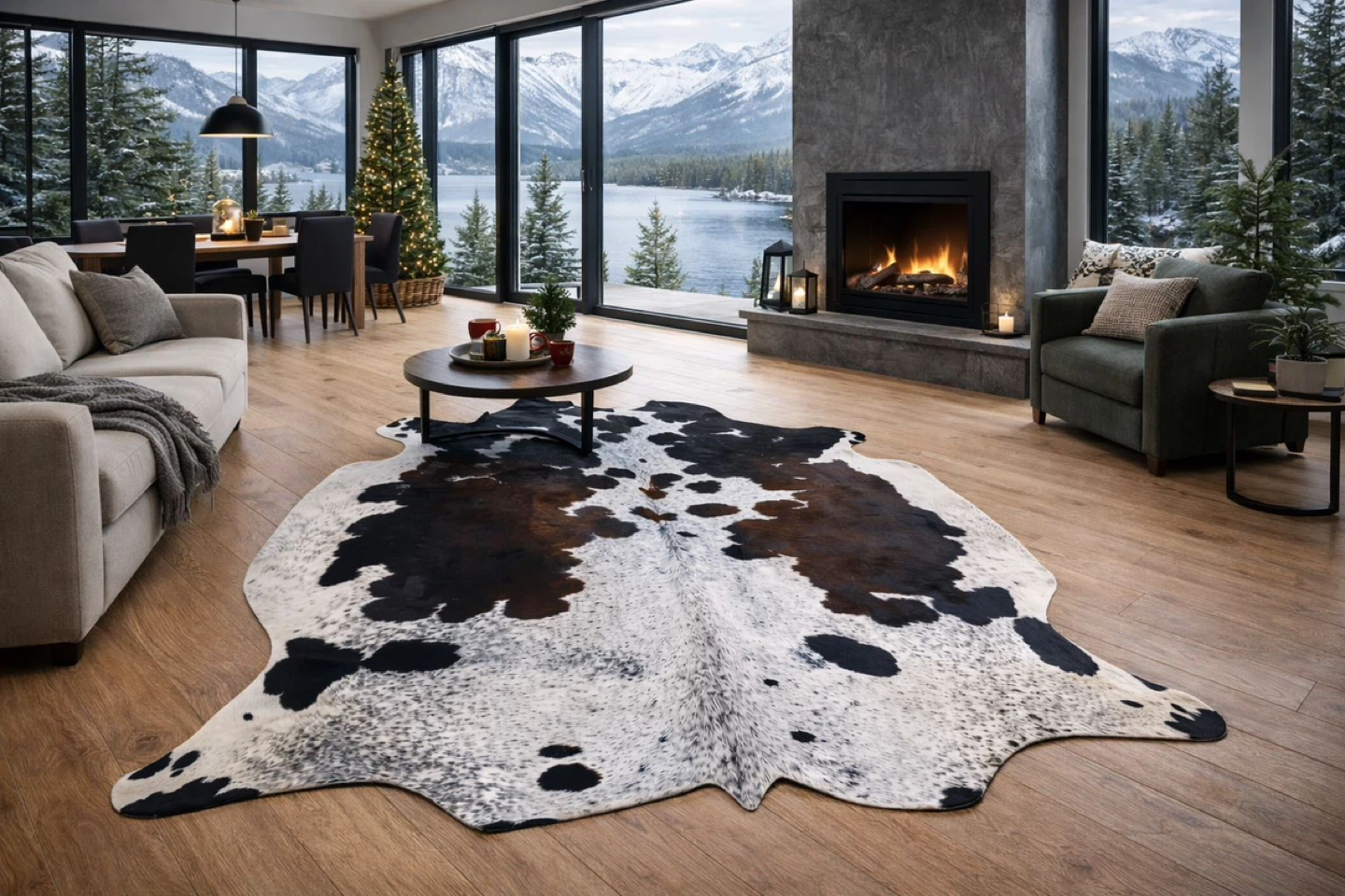 Cowhide Rug 6X6 ft - photo 5