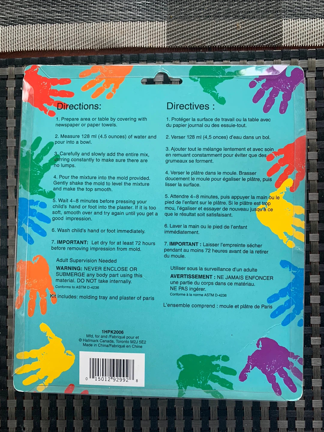 Hand (Foot) Clay Print Kit Decoration - photo 2
