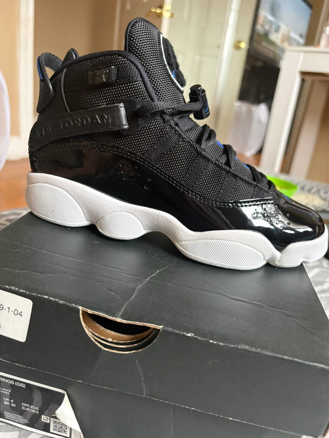 Jordan 6 Rings GS Black Royal Blue - photo 2