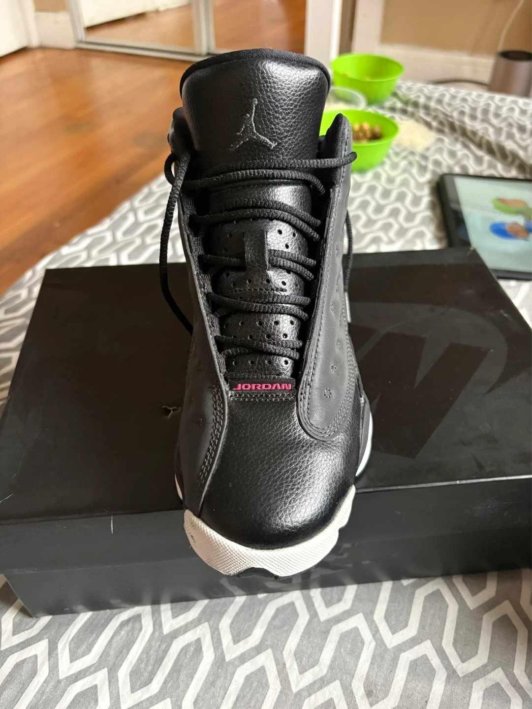 Air Jordan 13 Retro TD "Chicago" Black Pink - photo 3